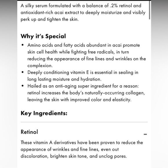 $12🌟 Truly Acai Your Firm & Tighten Serum - Picture 3 of 6